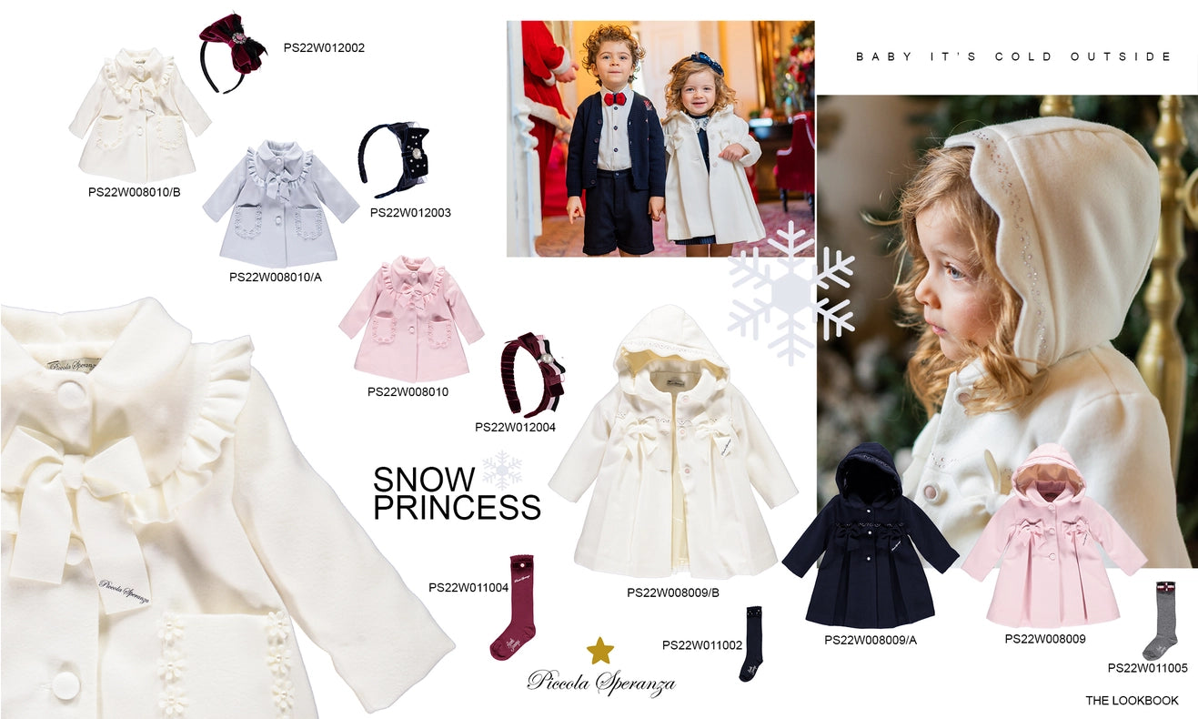 Hooded Jacket with Bows PEARL-Jacket-Piccola Speranza-6M-PEARL-Urbanheer