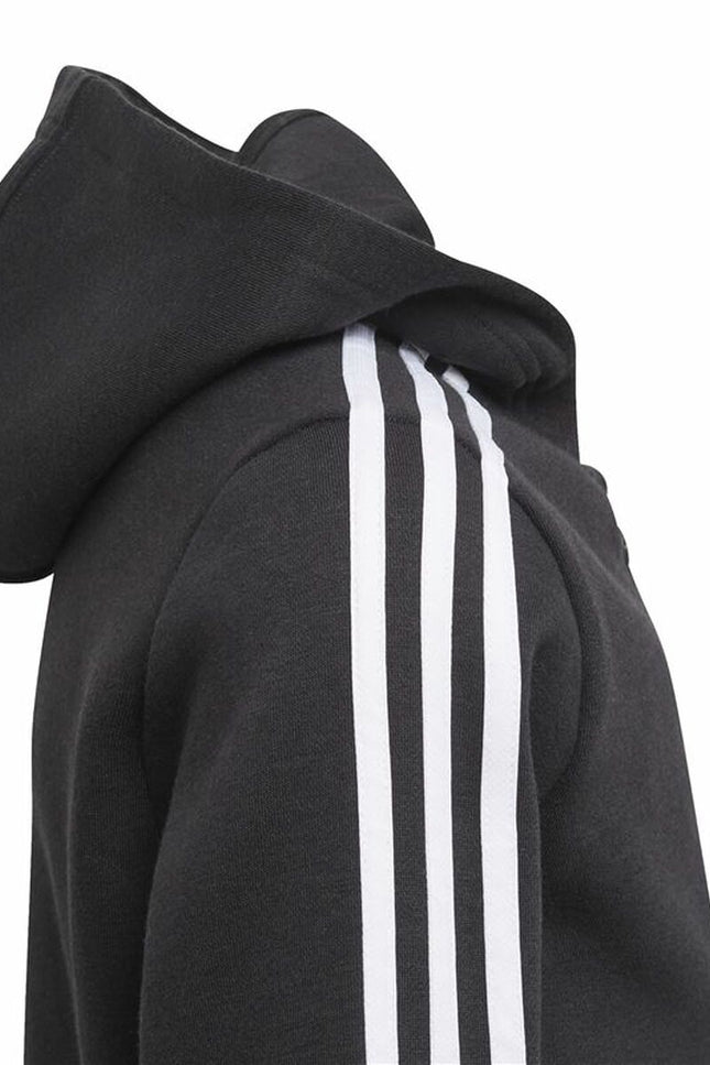 Hooded Sweatshirt for Girls Adidas Essentials Black-Sports | Fitness > Sports material and equipment > Sports sweatshirts-Adidas-9-10 Years-Urbanheer