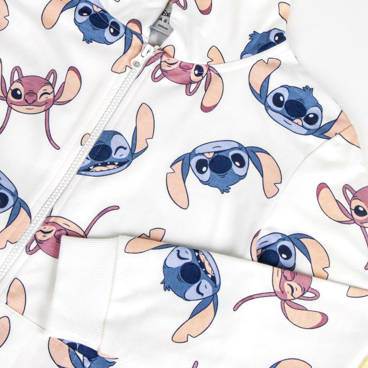 Hooded Sweatshirt for Girls Stitch Beige-Clothing, Girls-Stitch-Urbanheer