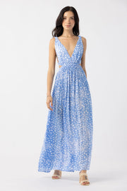 Hope Maxi Dress-Dress-Tiare Hawaii-One Size-Pebbles Chambray-Urbanheer