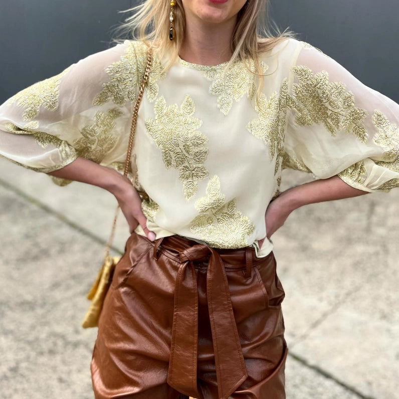 Hoss Matisse Gold Leaf Top-Top-HOSS-8-Urbanheer