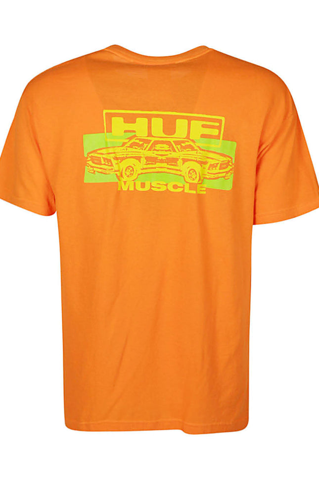 Huf T-Shirts And Polos Orange-men > clothing > topwear-Huf-Urbanheer