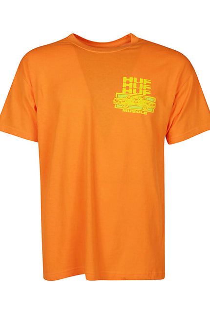 Huf T-Shirts And Polos Orange-men > clothing > topwear-Huf-Urbanheer
