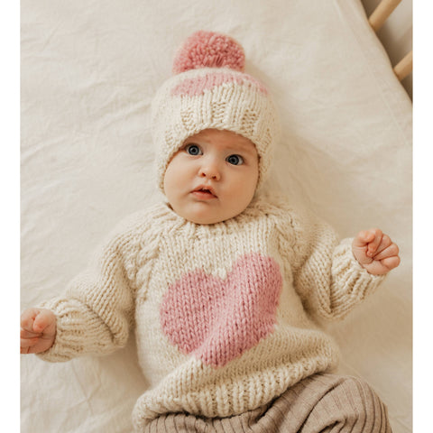 Huggalugs - Sweetheart Crew Neck Sweater Baby & Toddler: 18-24 months