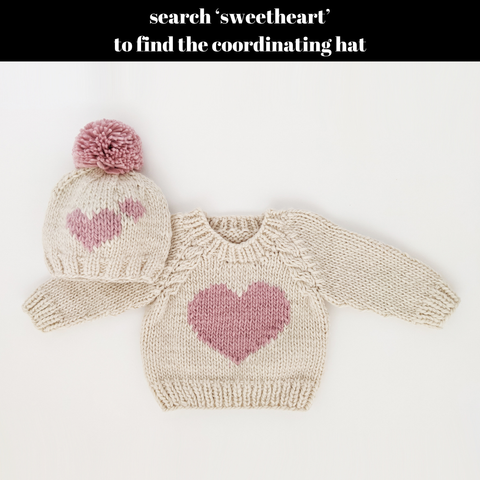 Huggalugs - Sweetheart Crew Neck Sweater Baby & Toddler: 18-24 months