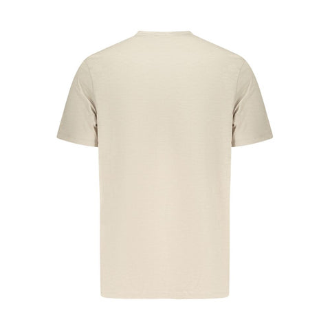 Hugo Boss Beige Cotton Men T-Shirt