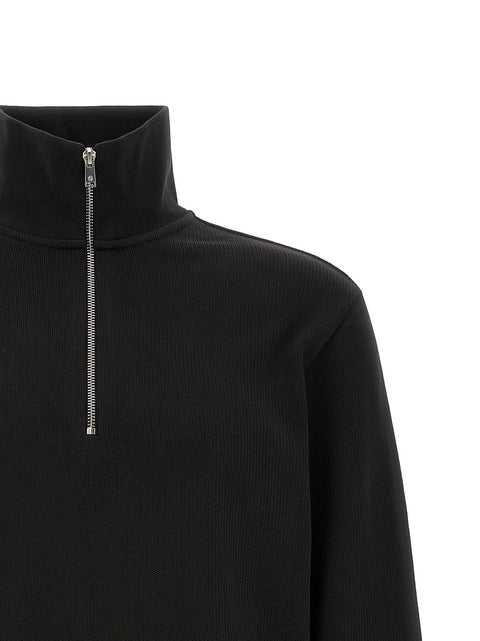 Hugo Boss Cotton Sweatshirt With Half Zip