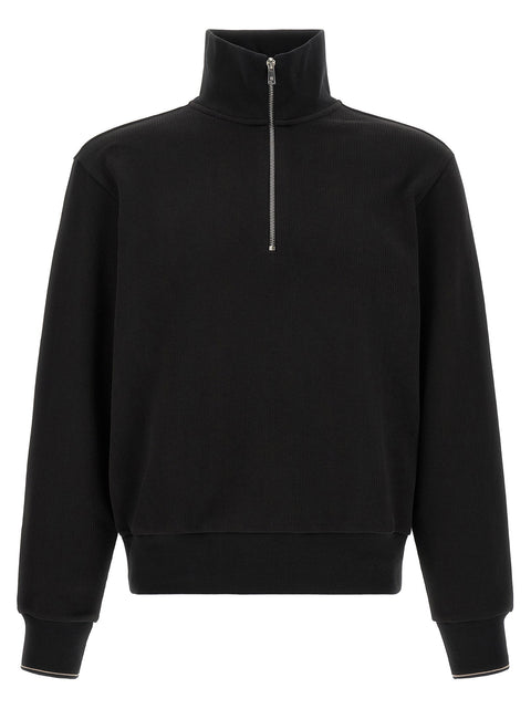 Hugo Boss Cotton Sweatshirt With Half Zip