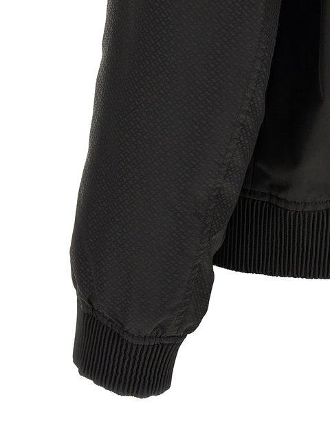 Hugo Boss Monogram Sleeve Bomber Jacket