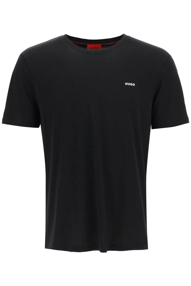 Hugo Oversized T-Shirt With Logo-men > clothing > t-shirts and sweatshirts > t-shirts-Hugo-Urbanheer