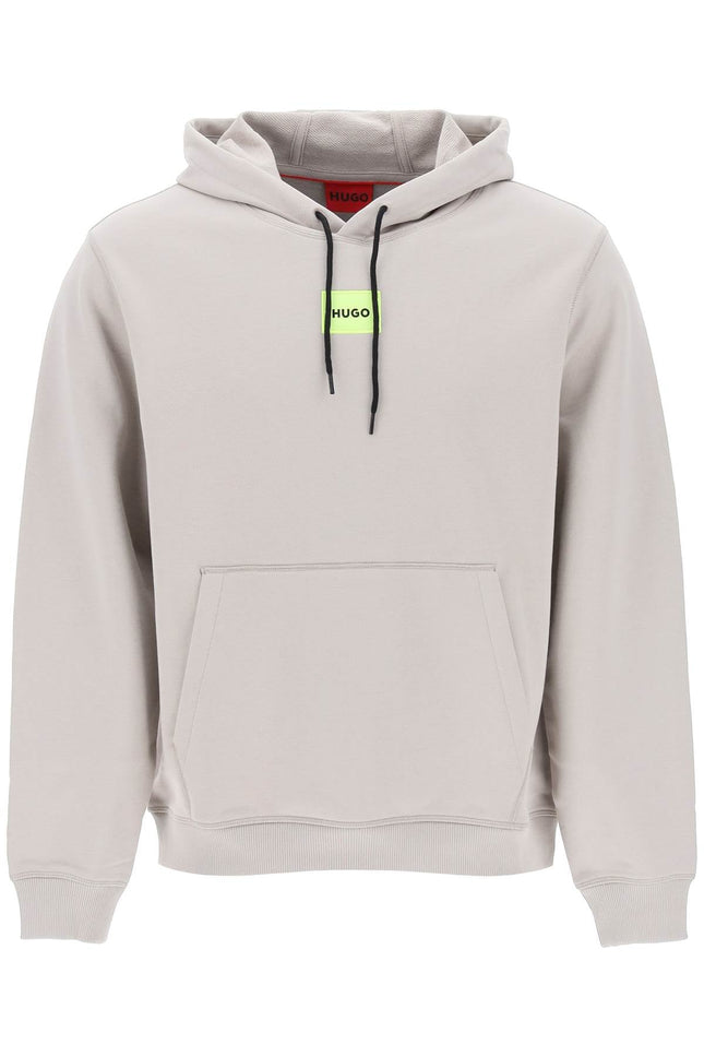 Hugo daratschi logo patch hoodie-men > clothing > t-shirts and sweatshirts > sweatshirts-Hugo-Urbanheer