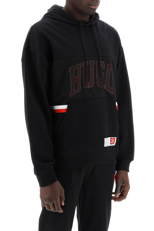 Hugo relaxed fit hoodie sweatshirt with-men > clothing > t-shirts and sweatshirts > sweatshirts-Hugo-Urbanheer