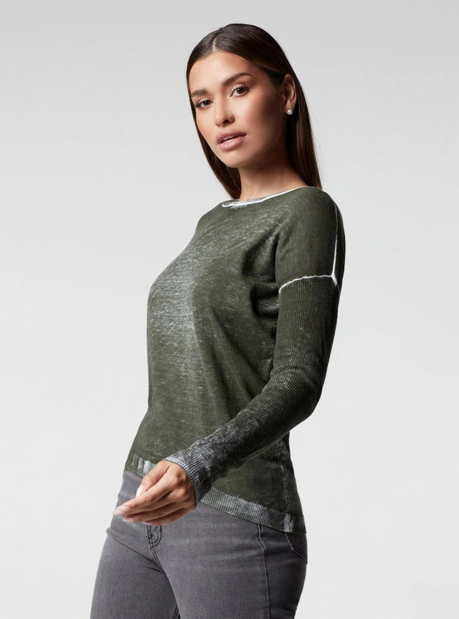 Huntress Boyfriend Sweater RIFLE GREEN-Sweater-Blanc Noir-S-RIFLE GREEN-Urbanheer