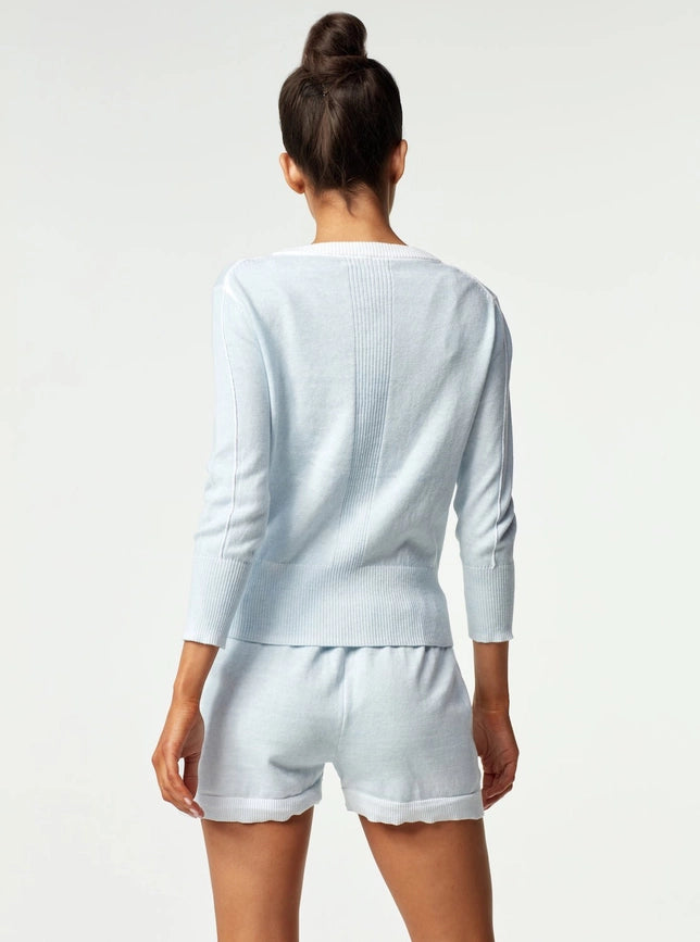 Huntress Georgie Top-Top-Blanc Noir-S-BALLAD BLUE-Urbanheer