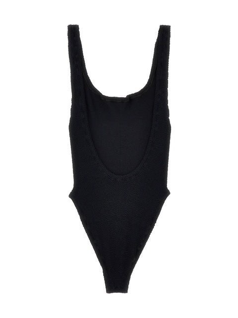 Hunza G Square Neck One-piece Swimsuit