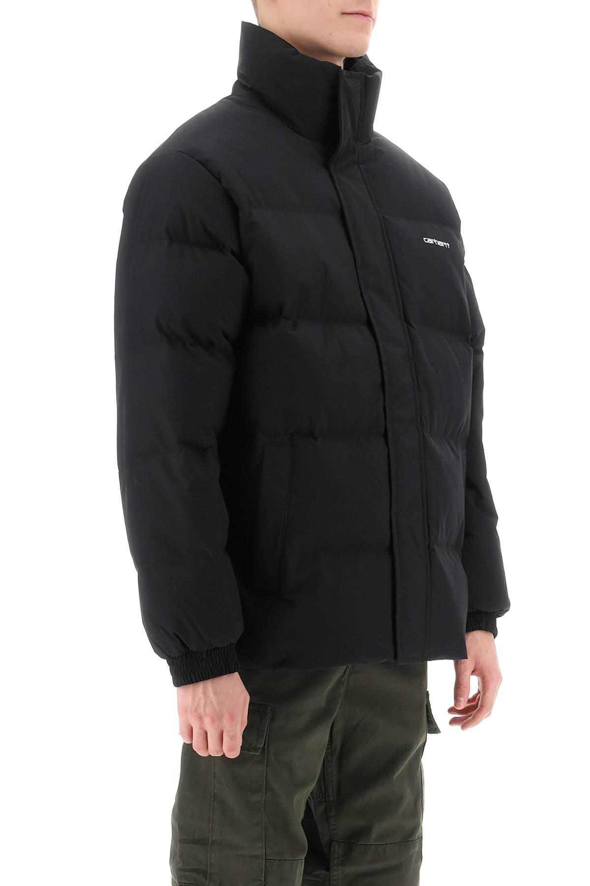 Carhartt Wip Denville Quilted Puffer Jacket-CARHARTT WIP-Black-L-Urbanheer
