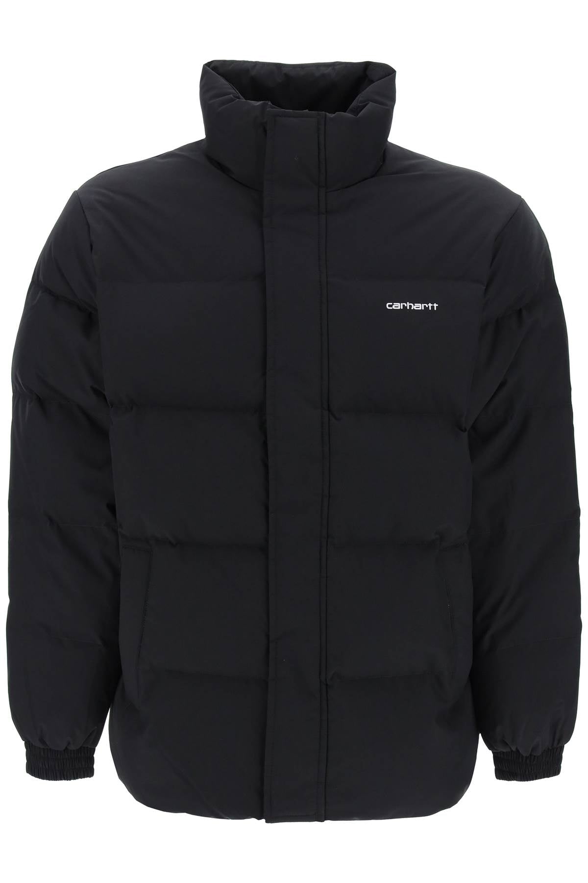 Carhartt Wip Denville Quilted Puffer Jacket-CARHARTT WIP-Black-L-Urbanheer
