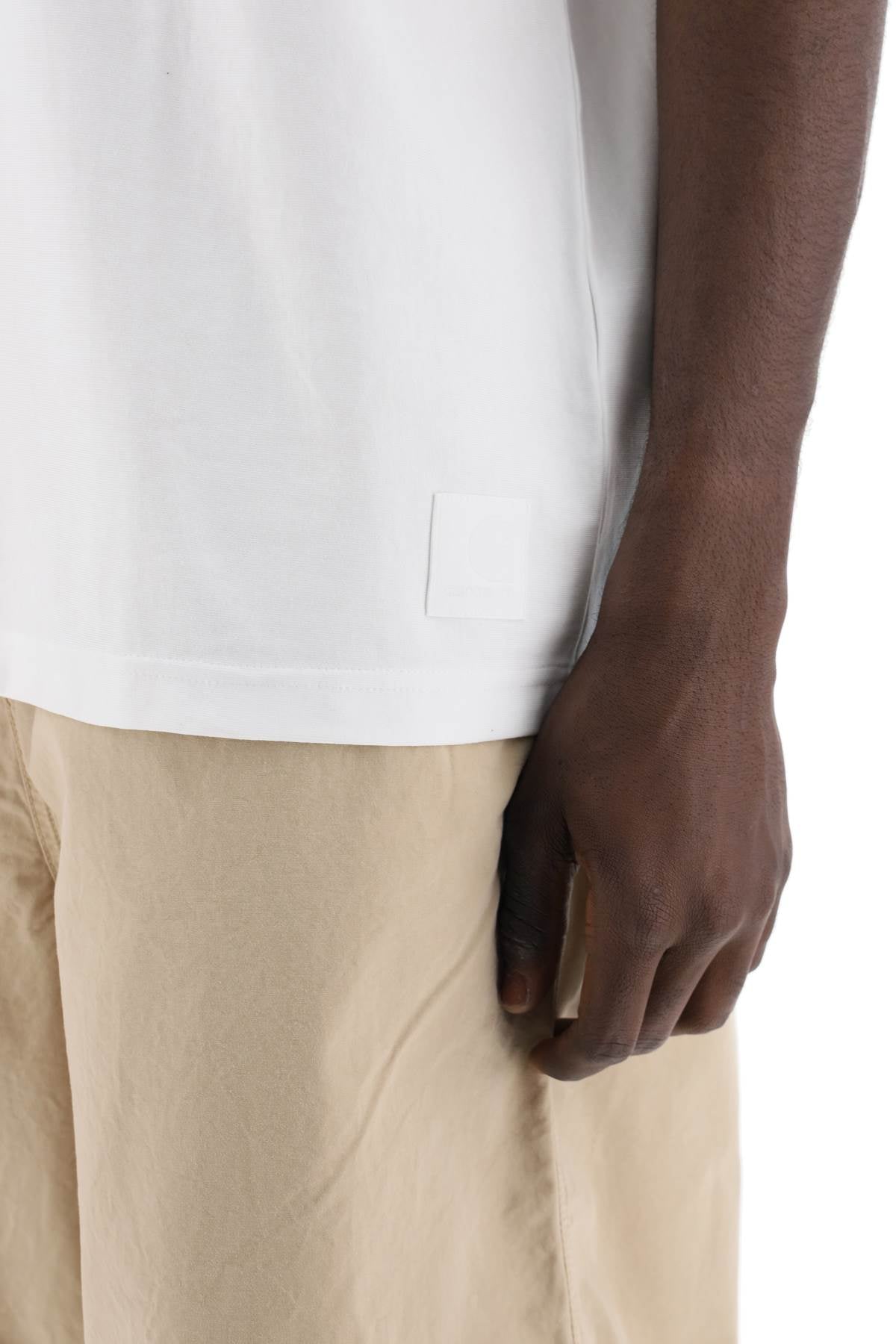 Carhartt Wip Organic Cotton Dawson T-Shirt-T-Shirt-CARHARTT WIP-White-S-Urbanheer