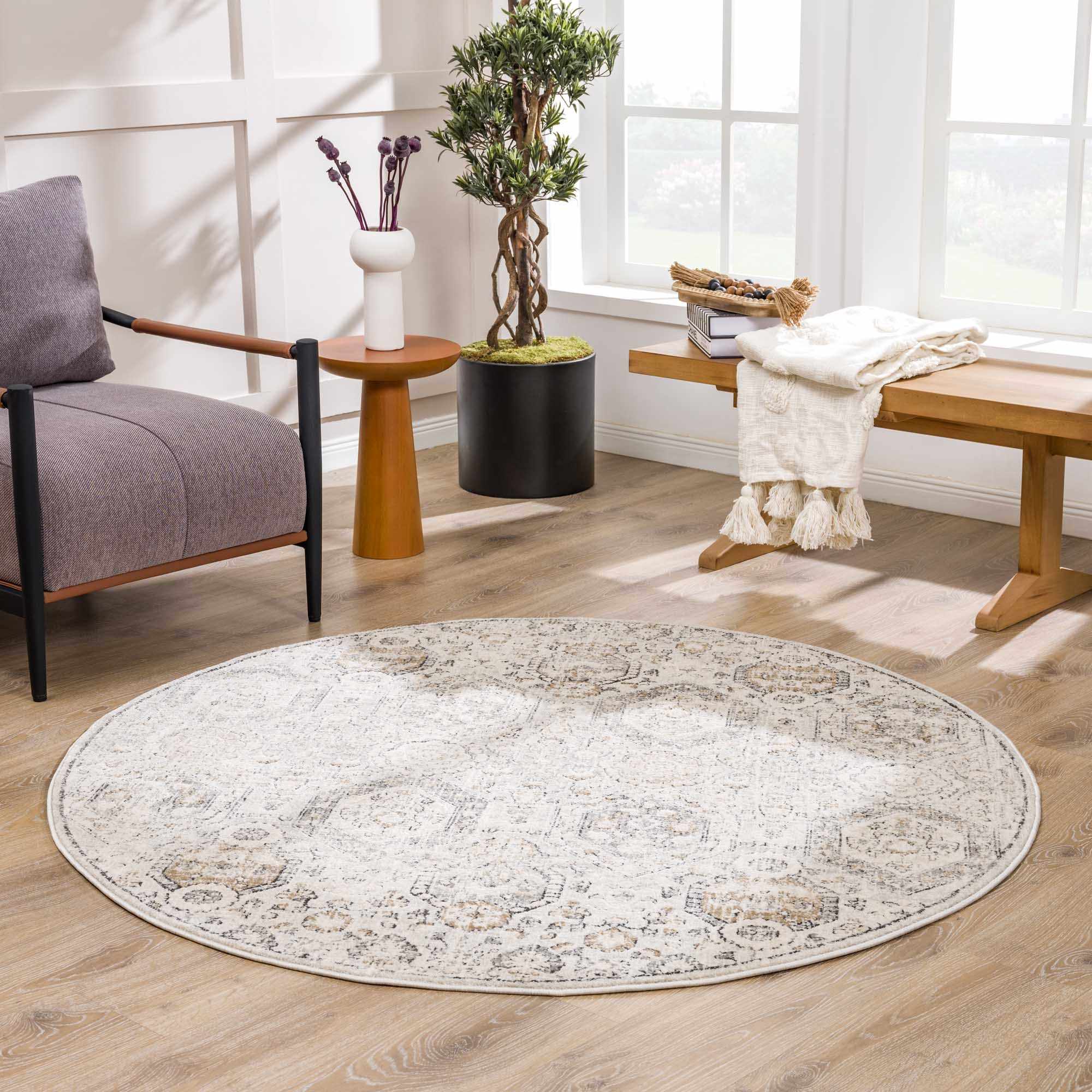 Parkerfield Area Rug-Rugs-Hauteloom-2' x 2'11" Rectangle-Urbanheer