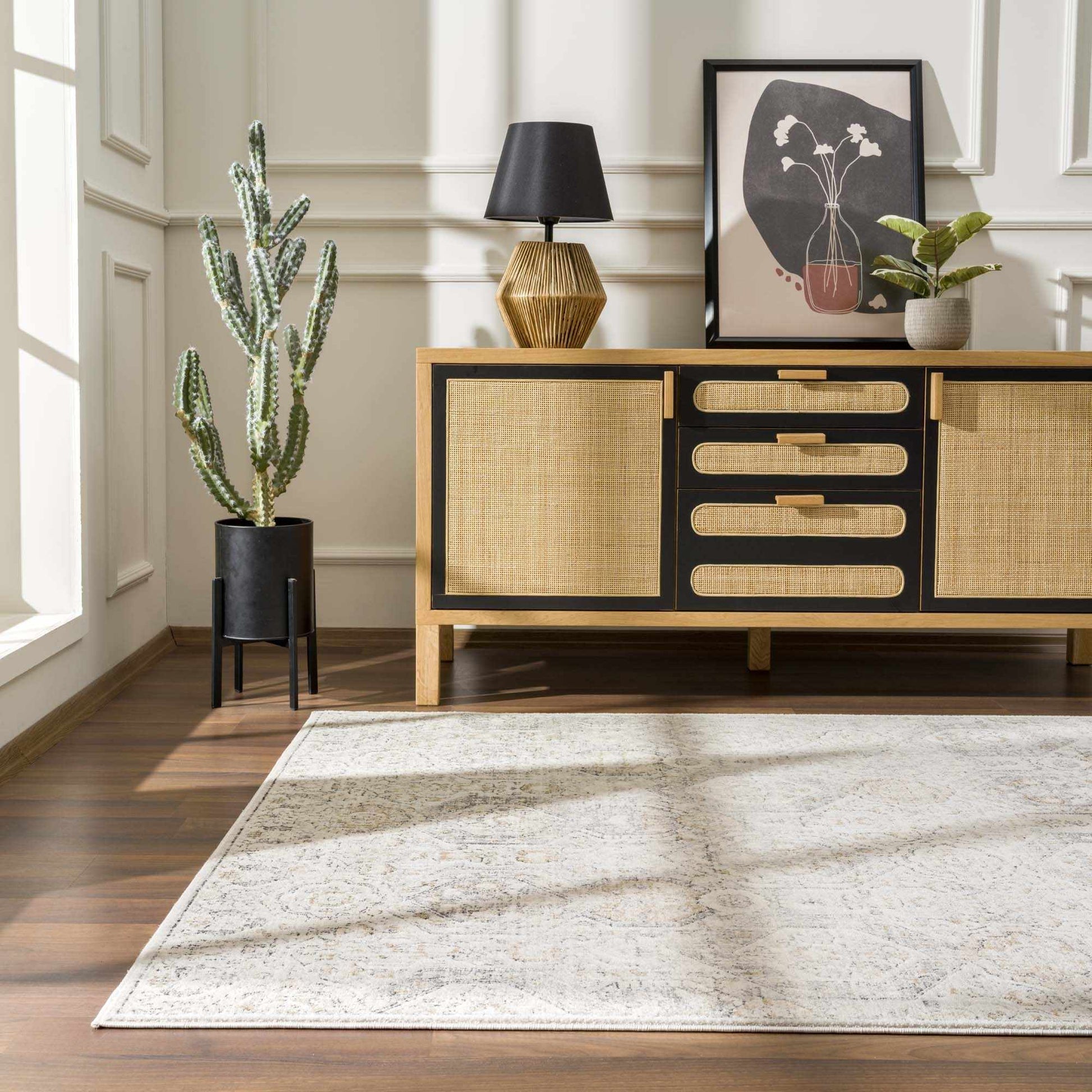 Parkerfield Area Rug-Rugs-Hauteloom-2' x 2'11" Rectangle-Urbanheer