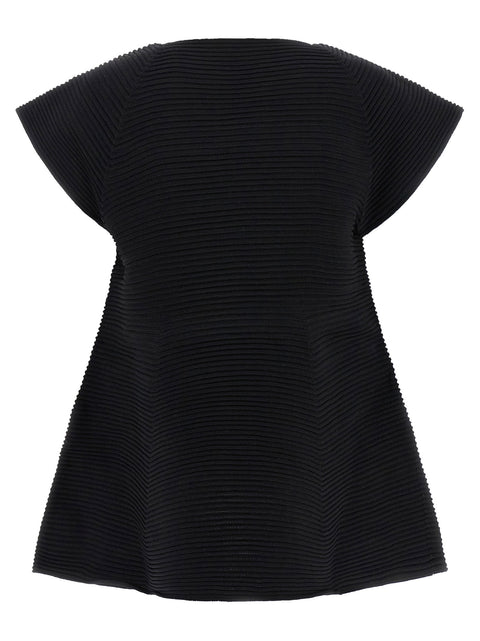 Issey Miyake Corrugated Knit Dress