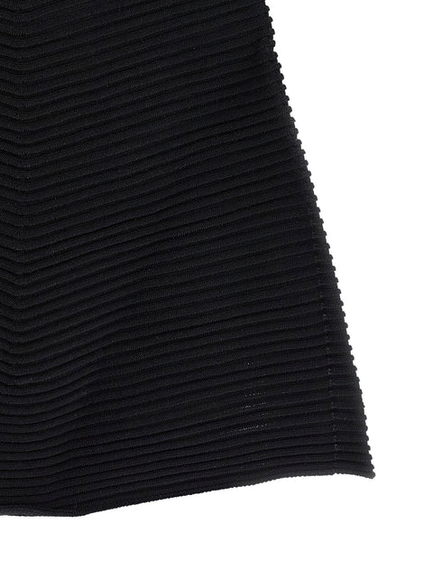 Issey Miyake Corrugated Knit Dress