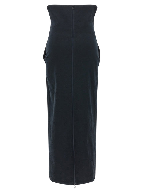 Issey Miyake Allow Long Skirt With Zip