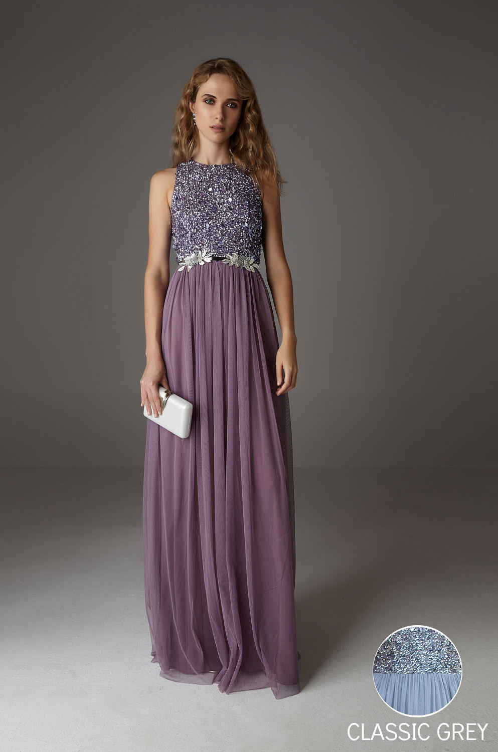 IRIA MAXI CLASSIC GREY-VESTIDOS LARGOS-Ceylan Bcn-GREY-XXS-Urbanheer