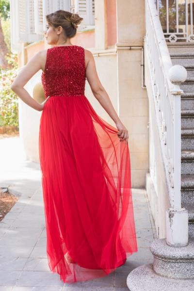 IRIA MAXI RED-VESTIDOS LARGOS-Ceylan Bcn-RED-M-Urbanheer
