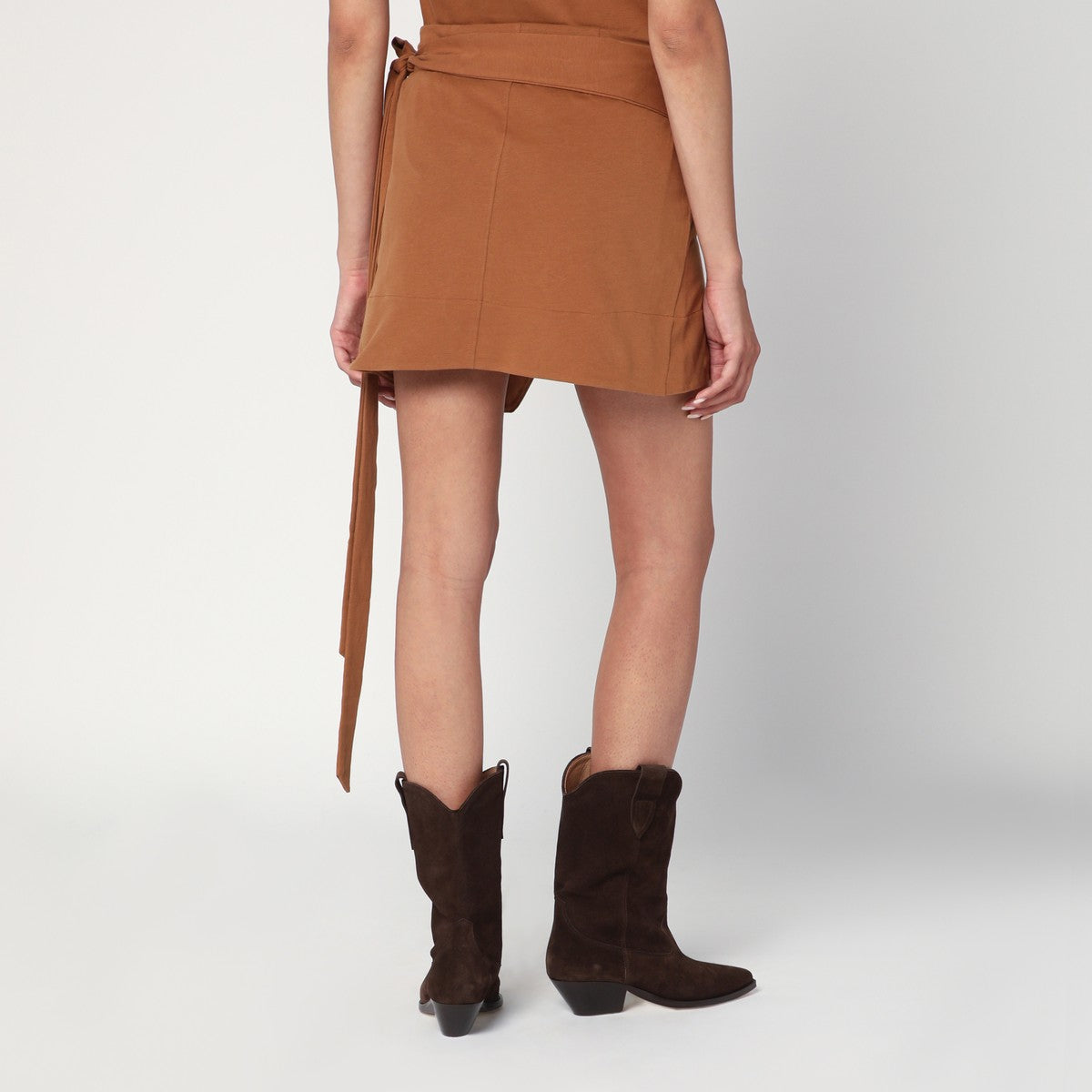 ISABEL MARANT Caramel-coloured Berenice skirt