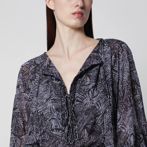 ISABEL MARANT Faded Night silk blouse