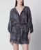 ISABEL MARANT Faded Night silk blouse