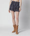 ISABEL MARANT Faded Night silk shorts