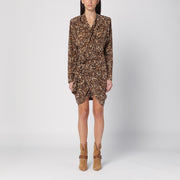 ISABEL MARANT Leopard print dress in silk blend-Dresses-Isabel Marant-36-Urbanheer