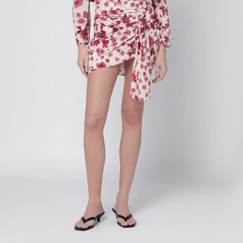 ISABEL MARANT Ovia multicolour printed miniskirt