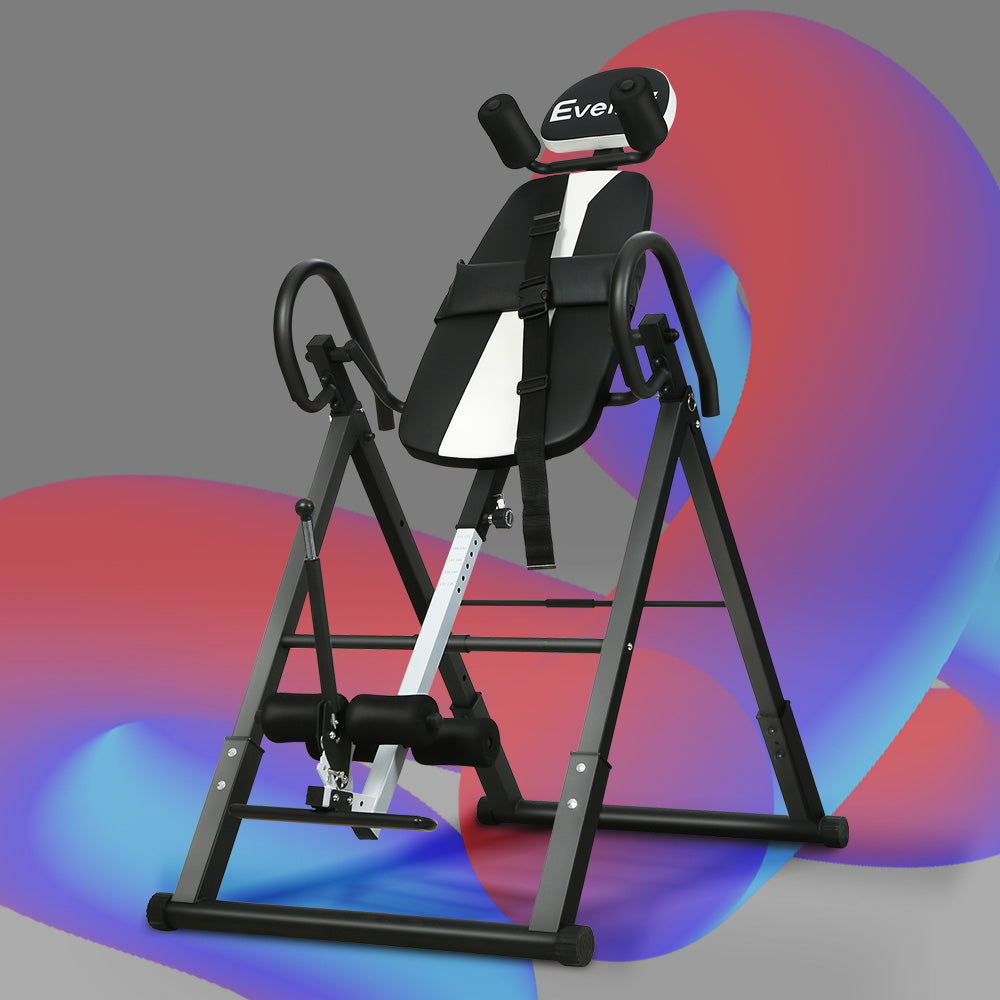 Everfit Inversion Table Gravity Exercise Inverter Back Stretcher Home Gym-Everfit-Urbanheer
