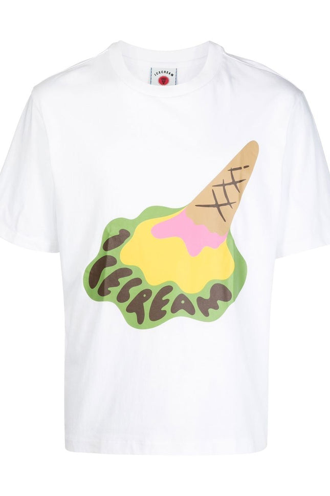 Icecream T-Shirts And Polos White-men > clothing > topwear-Icecream-Urbanheer