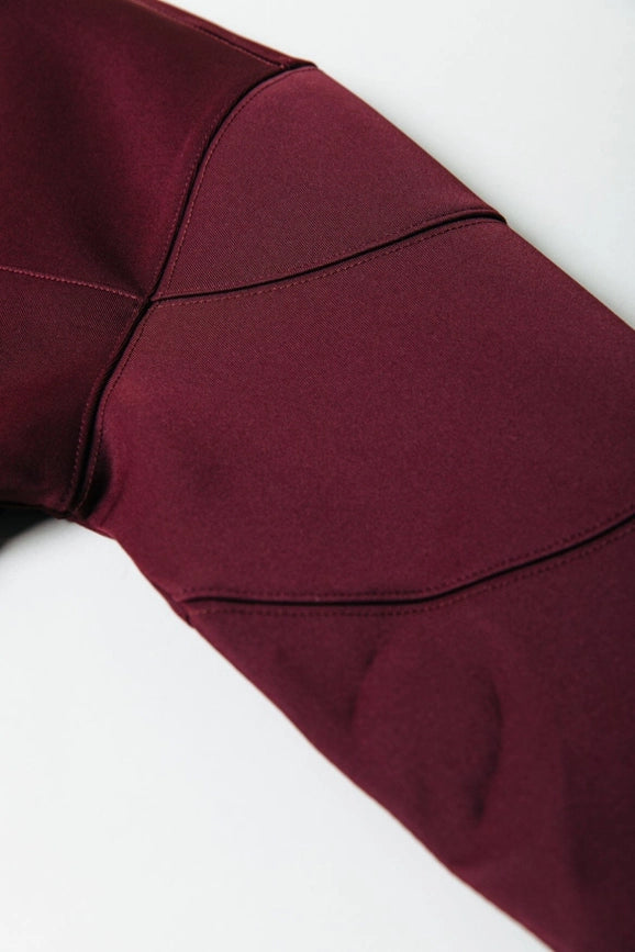 Ilena Zipped Sweat | Port Red-Sweatshirt-Colourful Rebel-XXS-Port Red-Urbanheer