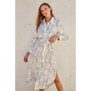 In A Mood Satin Shirt Dress-Dress-Dress Forum-S-IVORY/BLACK-Urbanheer