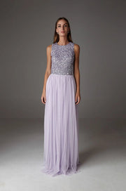Ines Maxi Skirt Lilac-Skirt-CEYLAN BCN-XXS-LILAC-Urbanheer