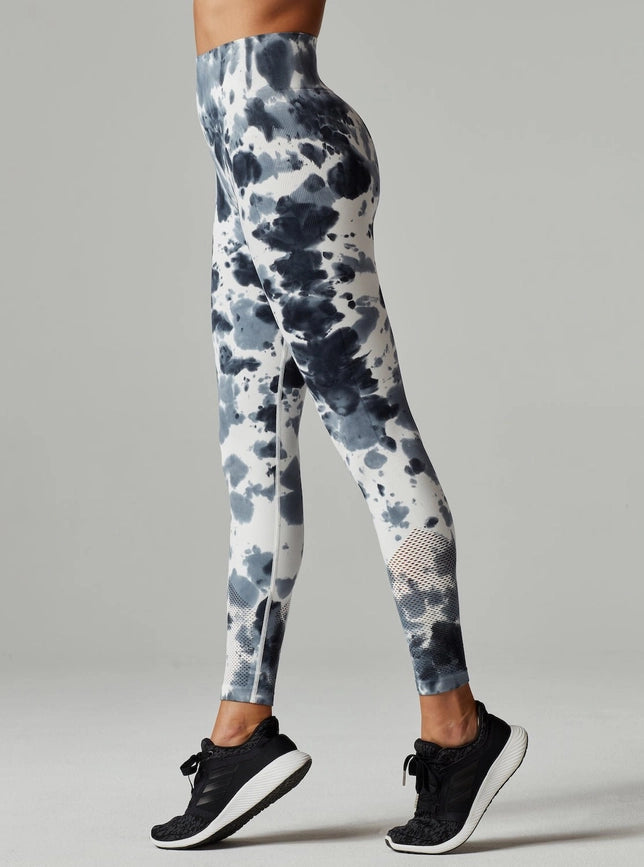 Infinity High Rise Legging-Legging-Blanc Noir-S-Grey Tie Dye-Urbanheer