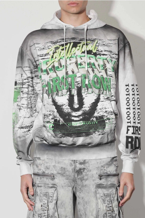 Intellectual Property Sprayed Hoodie-Hoodie-First Row-S-White-Urbanheer