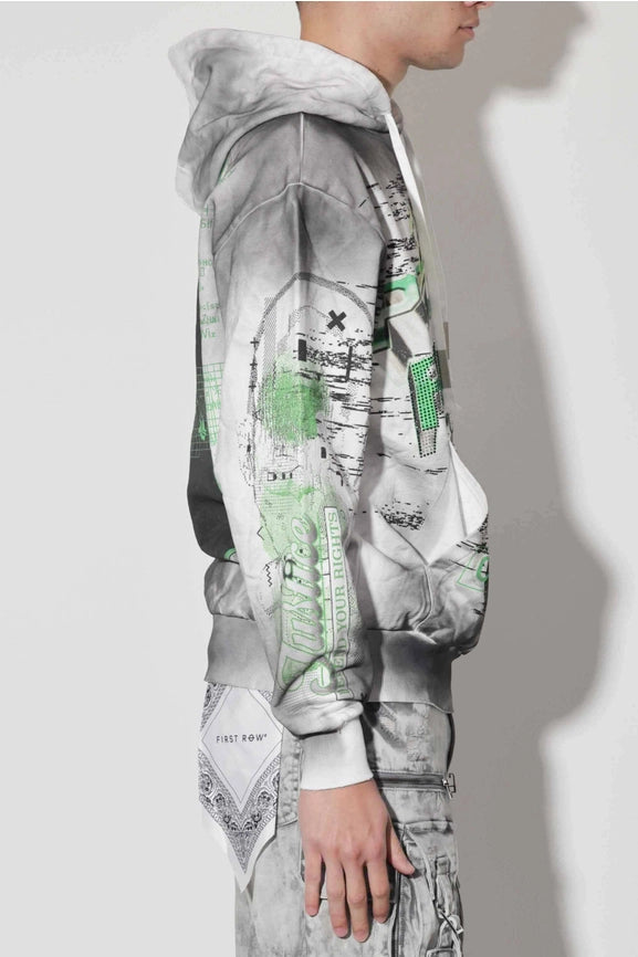 Intellectual Property Sprayed Hoodie-Hoodie-First Row-S-White-Urbanheer