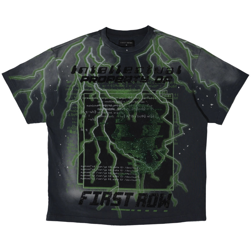 Intellectual Property Washed Tee-Tee-First Row-M-DK Grey-Urbanheer