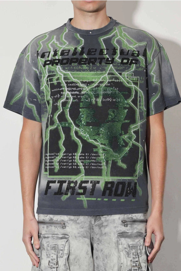 Intellectual Property Washed Tee-Tee-First Row-M-DK Grey-Urbanheer