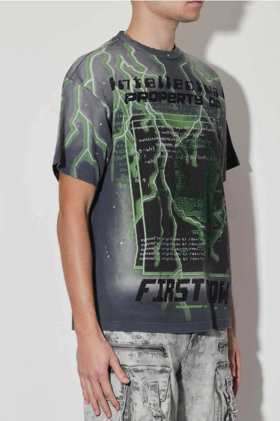 Intellectual Property Washed Tee-Tee-First Row-M-DK Grey-Urbanheer