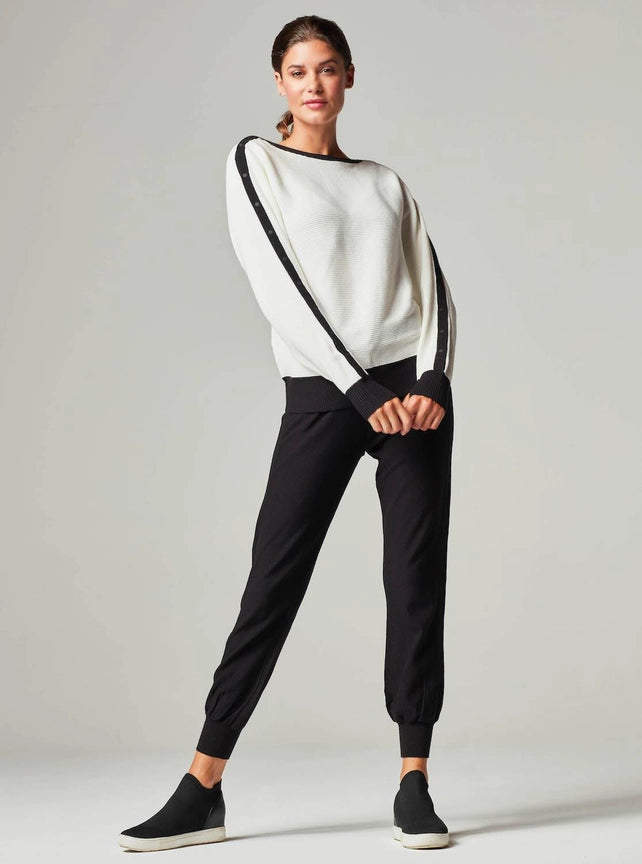 Intercept Sweater-Sweater-Blanc Noir-S-White/Black-Urbanheer