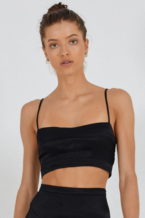 Irianna Crop Top - Black-Top-Before Anyone Else-S-Black-Urbanheer