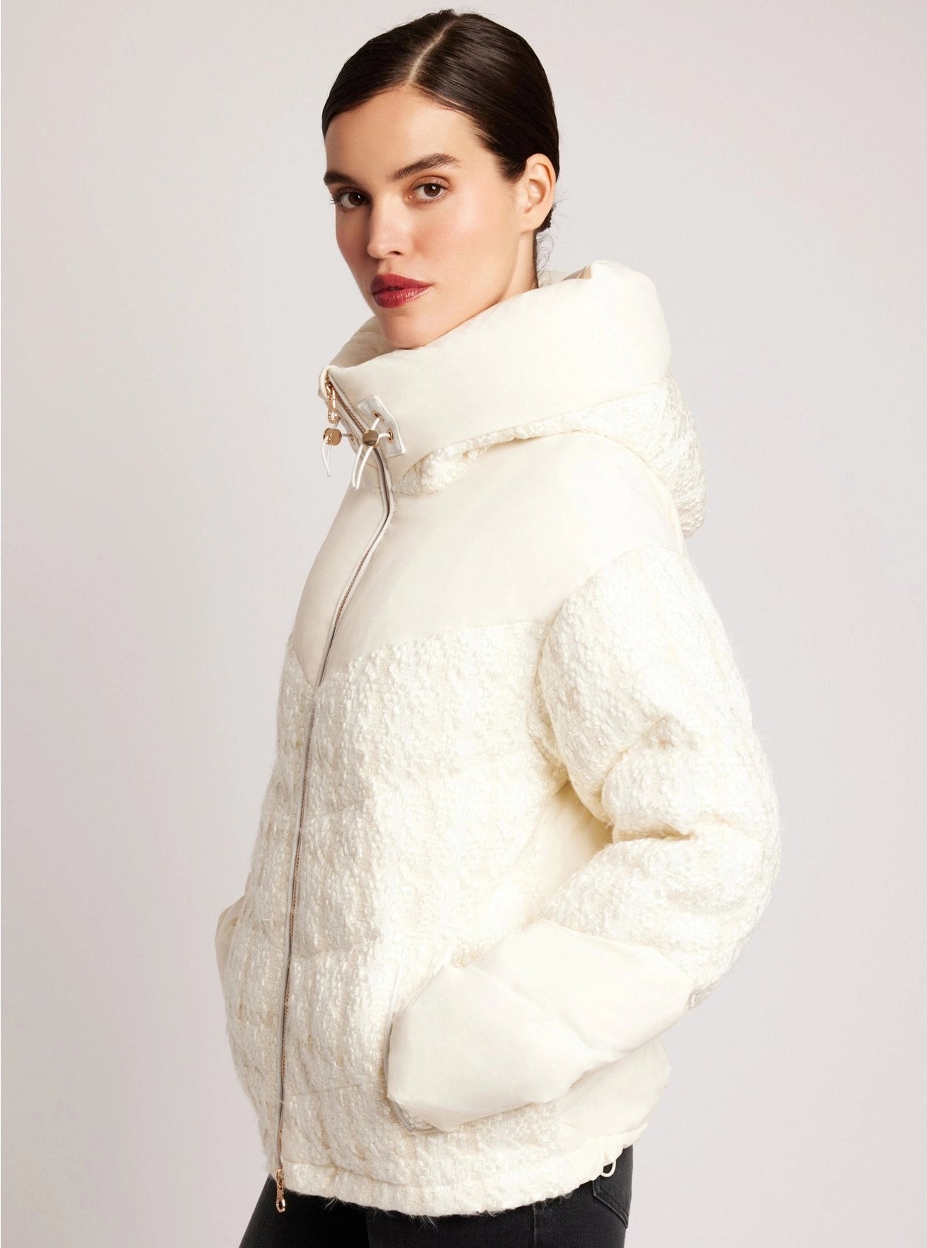 Irina Boucle Puffer Gold Trims
