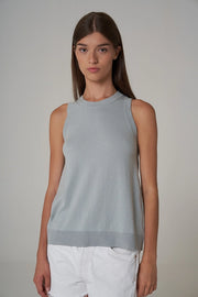 Iris Cotton Cashmere Knitted Tank Top-Tank Top-Leap Concept-M-Cloud-Urbanheer